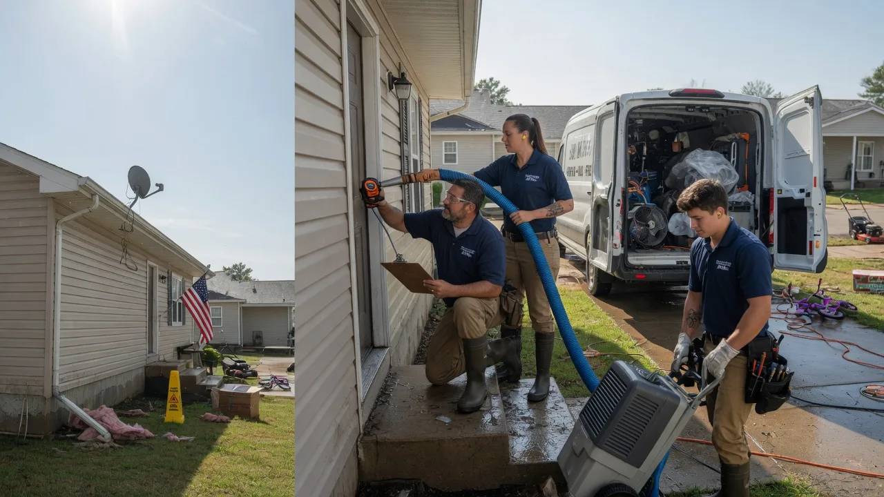 Ceiling Water Damage Restoration in La Villa, TX near me